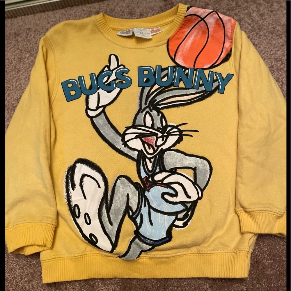 Boys Zara Bugs Bunny sweatshirt